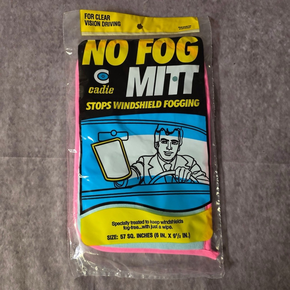 Cadie No Fog Mitt Stops Windshield Mirror Fogging Clear Vision Driving